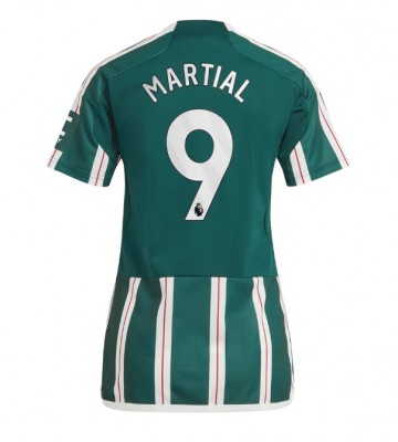 Manchester United Anthony Martial #9 Bortatröja Dam 2023-24 Kortärmad